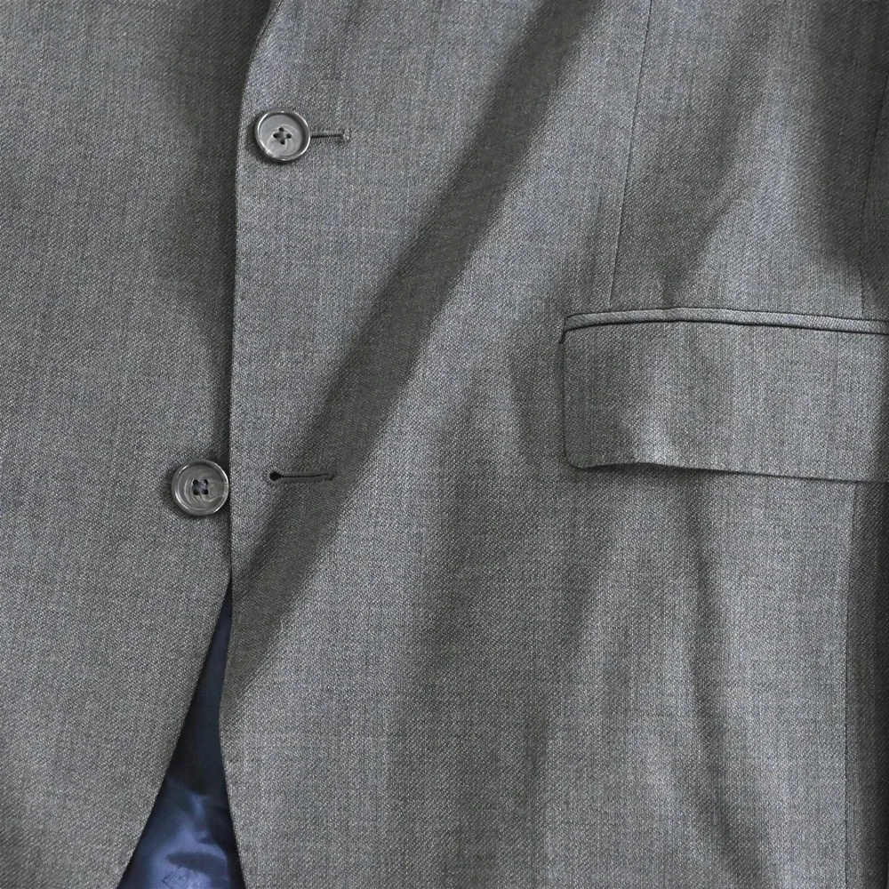 Daniel Cremieux 42L Gray Arthur Loro‎ Piana Zelander Blazer Sport Coat Jacket